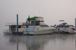Boats in the fog